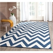Pemberly Row Polypropylene Navy Indoor Outdoor Rug - 10' x 14'