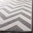 Pemberly Row Polypropylene Dark Grey Indoor Outdoor Rug - 2'6