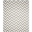 Pemberly Row Polypropylene Dark Grey Indoor Outdoor Rug - 9' x 12'