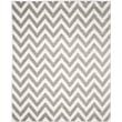 Pemberly Row Polypropylene Dark Grey Indoor Outdoor Rug - 10' x 14'