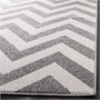 Pemberly Row Polypropylene Dark Grey Indoor Outdoor Rug - 10' x 14'
