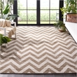 Pemberly Row Polypropylene Wheat Indoor Outdoor Rug - 8' x 10'