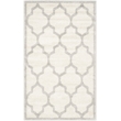 Pemberly Row Polypropylene Beige Indoor Outdoor Rug - 4' x 6'