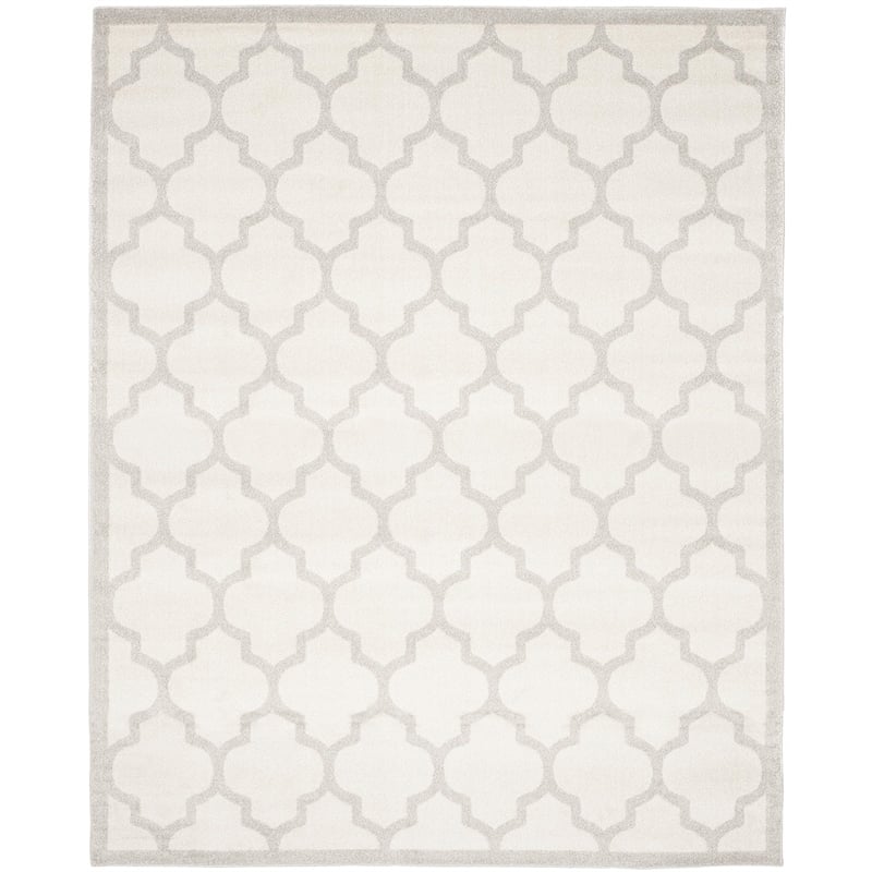 Pemberly Row Polypropylene Beige Indoor Outdoor Rug - 9' x 12'