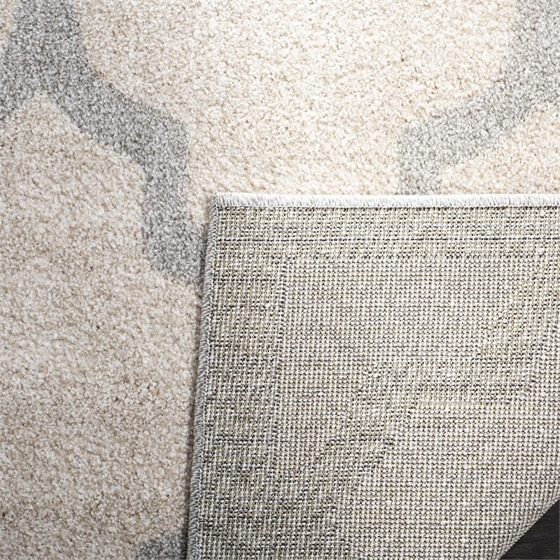 Pemberly Row Polypropylene Beige Indoor Outdoor Rug - 9' x 12'