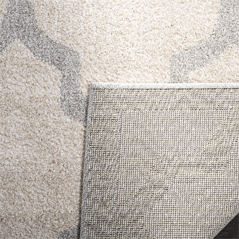 Pemberly Row Polypropylene Beige Indoor Outdoor Rug - Runner 2'3