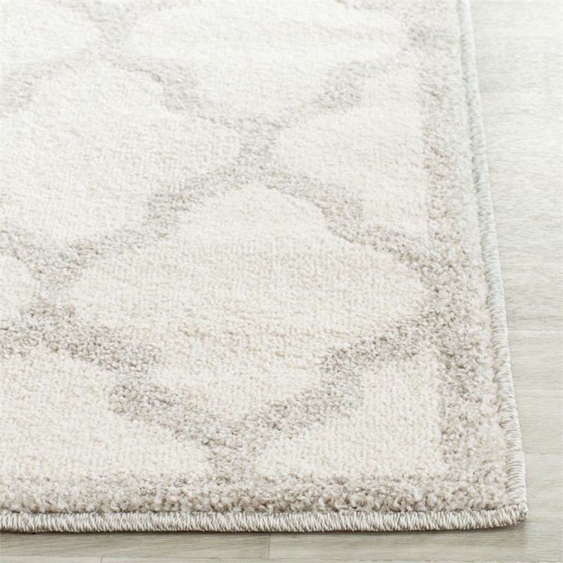 Pemberly Row Polypropylene Beige Indoor Outdoor Rug - Runner 2'3
