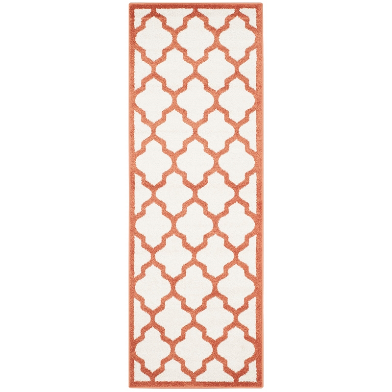 Pemberly Row Polypropylene Beige Indoor Outdoor Rug - 2'3