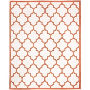 Pemberly Row Polypropylene Beige Indoor Outdoor Rug - 8' x 10'