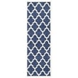 Pemberly Row Polypropylene Navy Indoor Outdoor Rug - 2'3