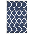 Pemberly Row Polypropylene Navy Indoor Outdoor Rug - 4' x 6'