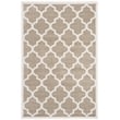 Pemberly Row Polypropylene Wheat Indoor Outdoor Rug - 5' x 8'