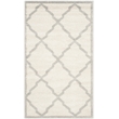 Pemberly Row Polypropylene Beige Indoor Outdoor Rug - 4' x 6'