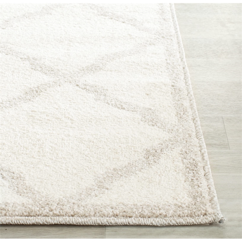 Pemberly Row Polypropylene Beige Indoor Outdoor Rug - Runner 2'3