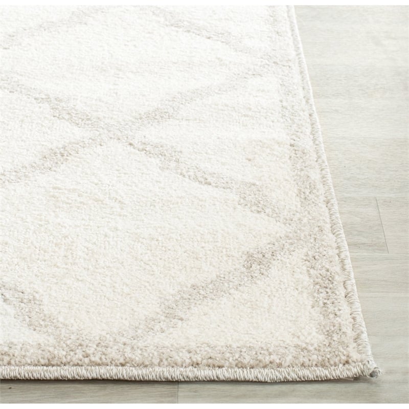 Pemberly Row Polypropylene Beige Indoor Outdoor Rug - Runner 2'3