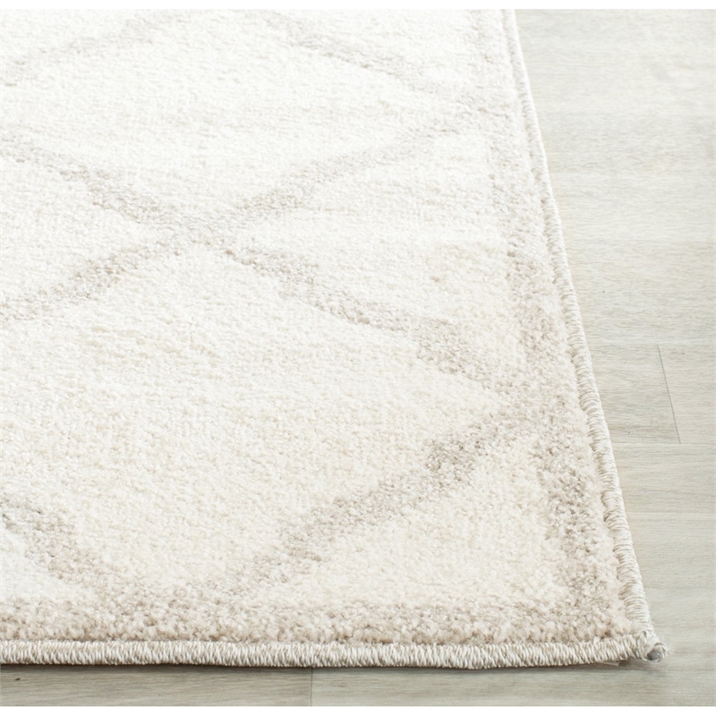 Pemberly Row Polypropylene Beige Indoor Outdoor Rug - Runner 2'3