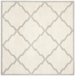 Pemberly Row Polypropylene Beige Indoor Outdoor Rug - Square 7'