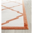 Pemberly Row Polypropylene Beige Indoor Outdoor Rug - 4' x 6'