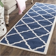 Pemberly Row Polypropylene Navy Indoor Outdoor Rug - 2'3