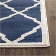 Pemberly Row Polypropylene Navy Indoor Outdoor Rug - 2'3