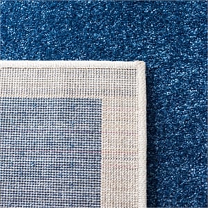 Pemberly Row Polypropylene Navy Indoor Outdoor Rug - 8' x 10'