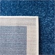 Pemberly Row Polypropylene Navy Indoor Outdoor Rug - 8' x 10'