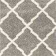 Pemberly Row Polypropylene Dark Grey Indoor Outdoor Rug - 2'3