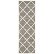 Pemberly Row Polypropylene Dark Grey Indoor Outdoor Rug - 2'3