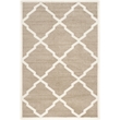 Pemberly Row Polypropylene Wheat Indoor Outdoor Rug - 5' x 8'