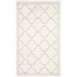 Pemberly Row Polypropylene Beige Indoor Outdoor Rug - 3' x 5'