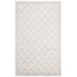 Pemberly Row Polypropylene Beige Indoor Outdoor Rug - 4' x 6'