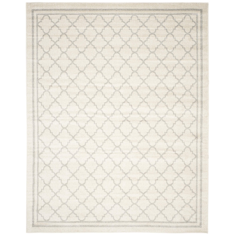 Pemberly Row Polypropylene Beige Indoor Outdoor Rug - 9' x 12'