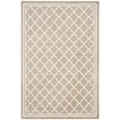 Pemberly Row Polypropylene Wheat Indoor Outdoor Rug - 5' x 8'