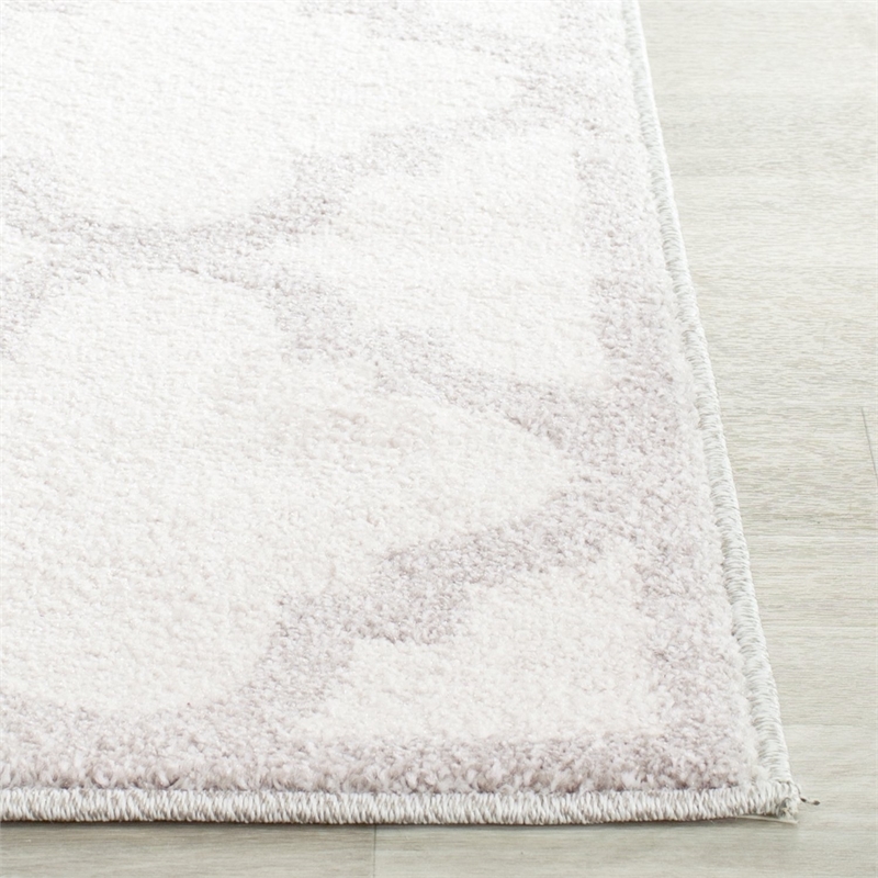 Pemberly Row Polypropylene Beige Indoor Outdoor Rug - 2'3