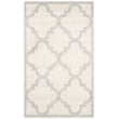 Pemberly Row Polypropylene Beige Indoor Outdoor Rug - 2'6