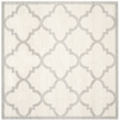 Pemberly Row Polypropylene Beige Indoor Outdoor Rug - Square 7'