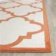 Pemberly Row Polypropylene Beige Indoor Outdoor Rug - 4' x 6'