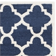 Pemberly Row Polypropylene Navy Indoor Outdoor Rug - 2'3