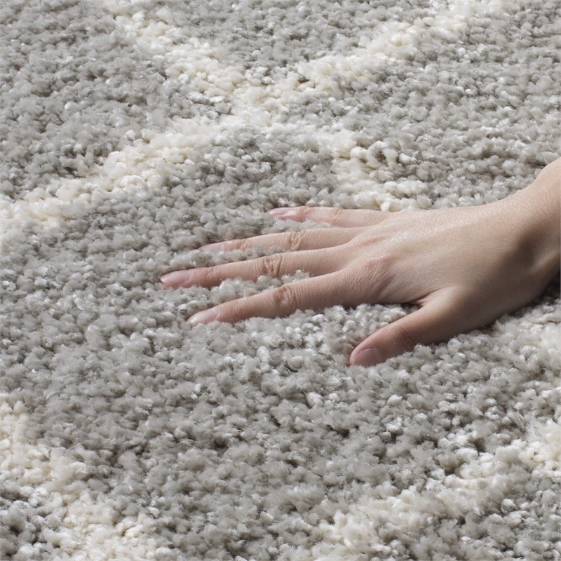 Pemberly Row Polypropylene Navy Indoor Outdoor Rug - 5' x 8'