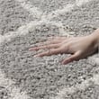 Pemberly Row Polypropylene Dark Grey Indoor Outdoor Rug - Runner 2'3