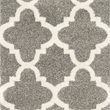 Pemberly Row Polypropylene Dark Grey Indoor Outdoor Rug - Runner 2'3
