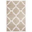Pemberly Row Polypropylene Wheat Indoor Outdoor Rug - 5' x 8'