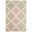 Pemberly Row Polypropylene Wheat Indoor Outdoor Rug - 6' x 9'
