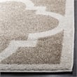 Pemberly Row Polypropylene Wheat Indoor Outdoor Rug - Square 7'
