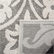 Pemberly Row Polypropylene Dark Grey Indoor Outdoor Rug - 3' x 5'