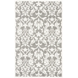 Pemberly Row Polypropylene Dark Grey Indoor Outdoor Rug - 5' x 8'