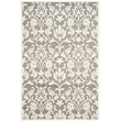 Pemberly Row Polypropylene Dark Grey Indoor Outdoor Rug - 6' x 9'