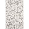 Pemberly Row Polypropylene Dark Grey Indoor Outdoor Rug - 5' x 8'