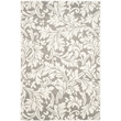 Pemberly Row Polypropylene Dark Grey Indoor Outdoor Rug - 6' x 9'
