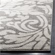 Pemberly Row Polypropylene Dark Grey Indoor Outdoor Rug - 8' x 10'